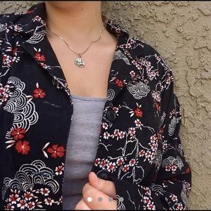 Floral Japanese Kimono Style Jacket 🎋